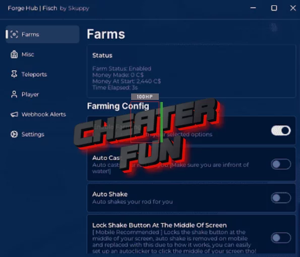Forge Hub Fisch Script Auto Farms Forge Hub Fisch Script Auto Farms